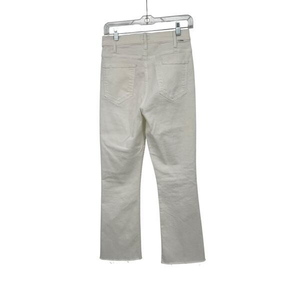 Mother Jeans The Hustler Ankle Fray Fairest Of Them All White Size 28 - Picture 4 of 13